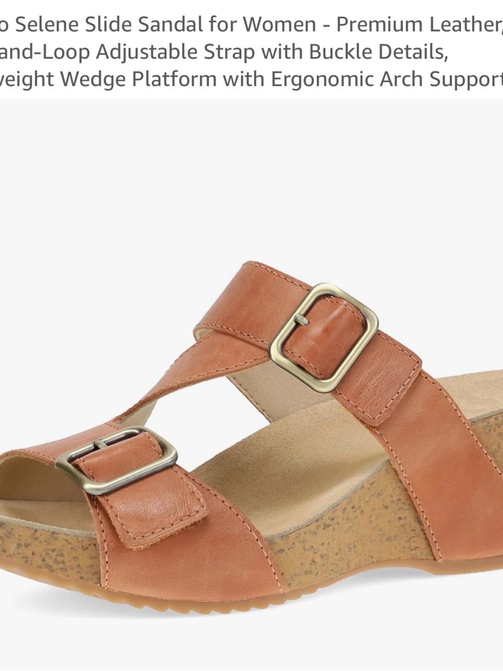Dansko Double-Buckle Sandal size 38